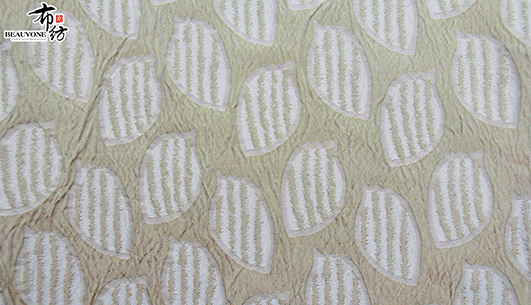 树叶提花面料F05803