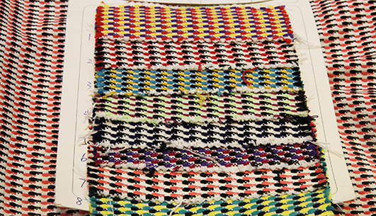 腈纶提花面料F04400