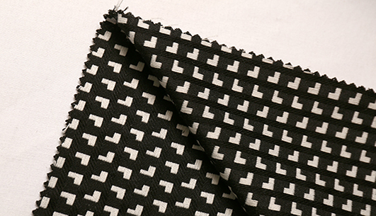 涤纶提花面料F04402