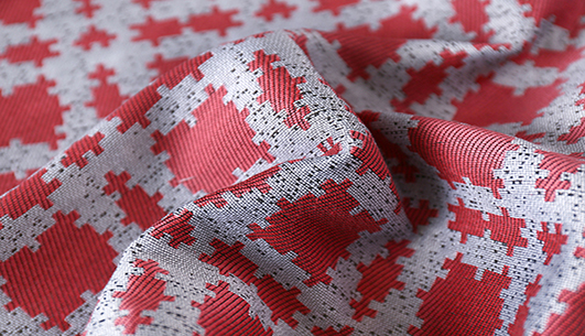 格子提花面料F04405