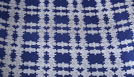 格子提花面料F04405