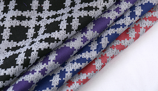 格子提花面料F04405