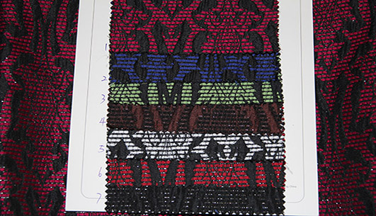 宫庭花提花面料F04417