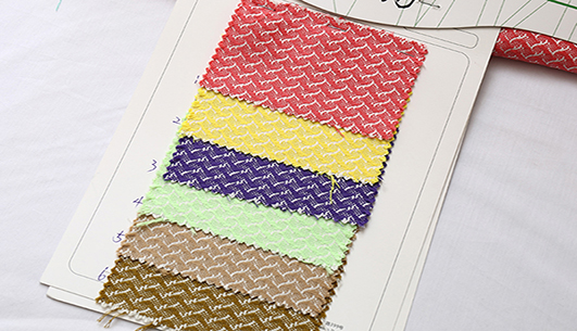 人字纹提花面料F04436