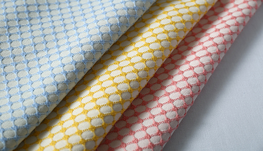 格子提花面料F04458