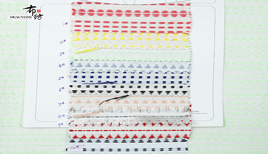 涤纶提花面料F04476