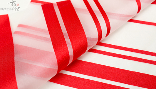 条纹提花面料F04477-1