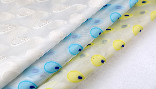 水滴提花面料F04483