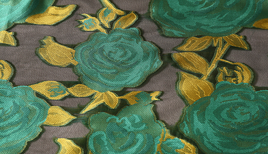 剪花提花面料F04486