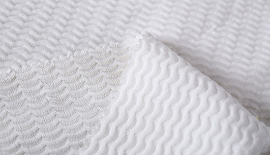 水波纹提花面料F04490