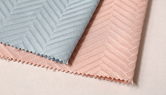 人字纹提花面料F04492