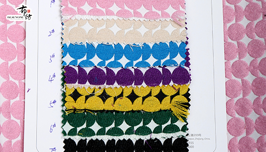 几何提花面料F05375