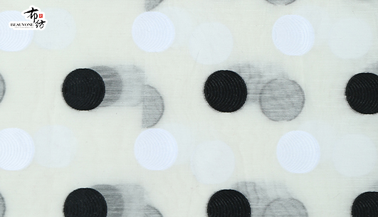 圆点提花面料F05343