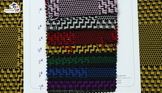 几何提花面料F05346