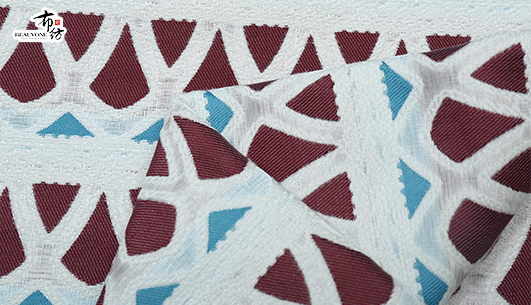 几何提花面料F05356