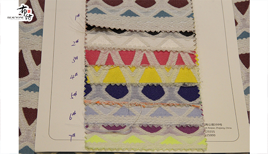 几何提花面料F05356