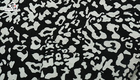 豹点提花面料F05362