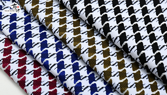 千鸟格提花面料F05387