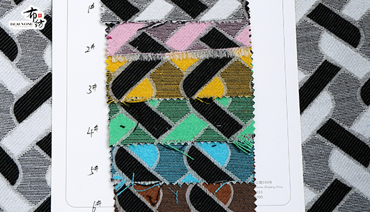 麻花提花面料F05389