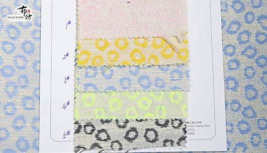 豹纹提花面料F05391