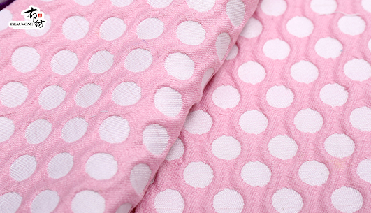 圆点提花面料F05393