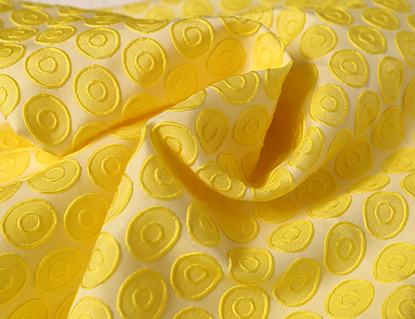 圆圈提花面料F04505