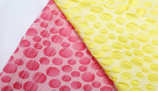圆点提花面料F05098