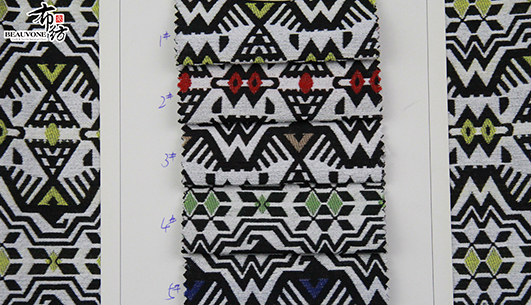 几何提花面料F05771