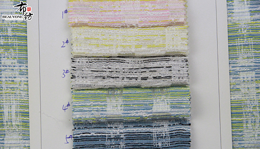 格子提花面料F05780