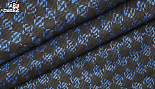 格子提花面料F05848