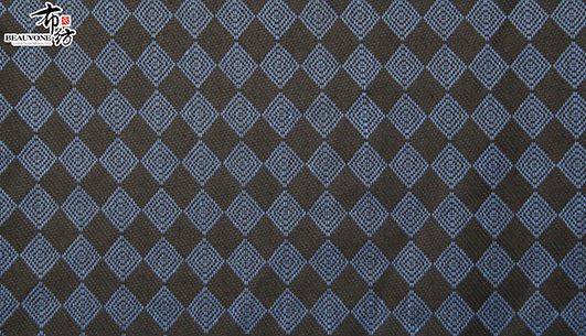 格子提花面料F05848