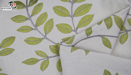 树枝提花面料F05853