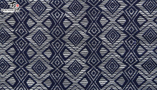 菱形格提花面料F05863